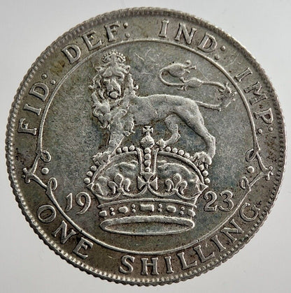 1923 George V Shilling Silver Coin | Very High Grade | a8609