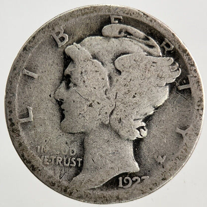 1923 US USA Mercury One Dime Silver Coin | Collectable Grade