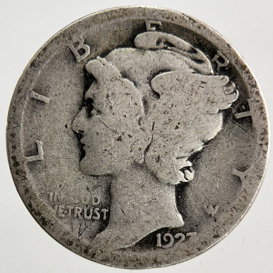 1923 US USA Mercury One Dime Silver Coin | Collectable Grade