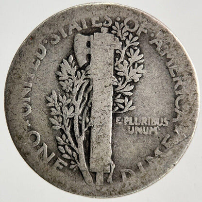 1923 US USA Mercury One Dime Silver Coin | Collectable Grade