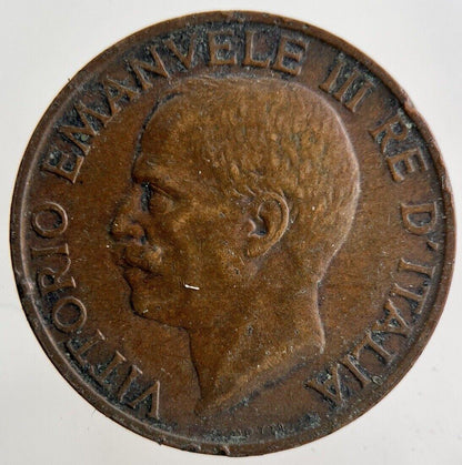 1923 Italy 10 Centesimi Coin | Fine Collectable Grade