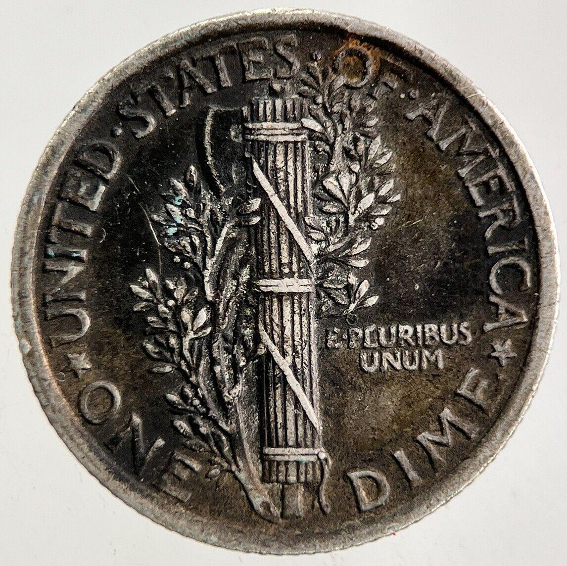 1923 US USA Mercury Dime Silver Coin | Very High Grade