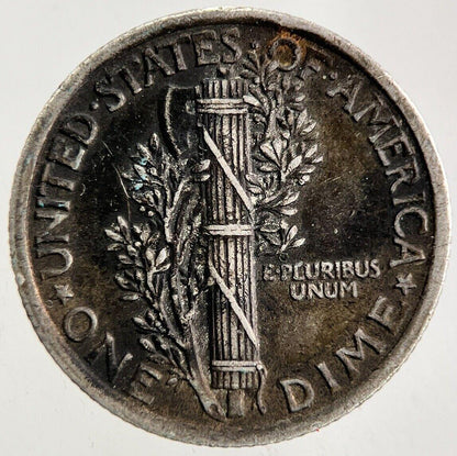 1923 US USA Mercury Dime Silver Coin | Very High Grade