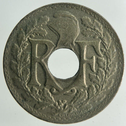 1924 France 10 Centimes Coin | Fine Collectable Grade