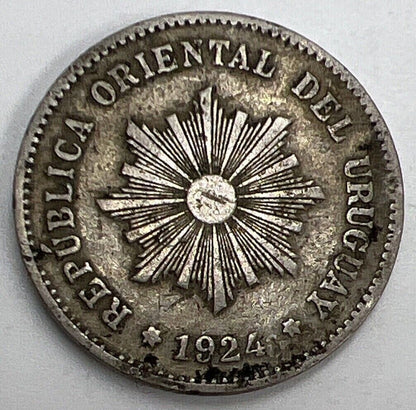 1924 5 Centesimos | Uruguay Coin | Collectable Grade | a140