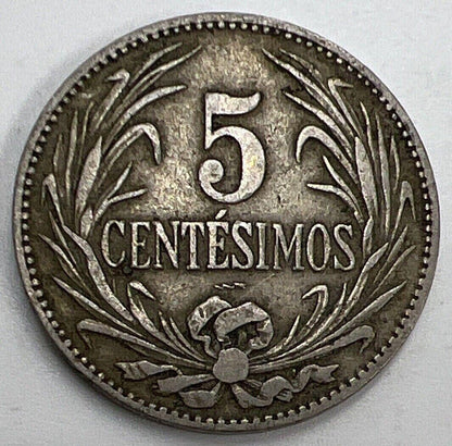 1924 5 Centesimos | Uruguay Coin | Collectable Grade | a140