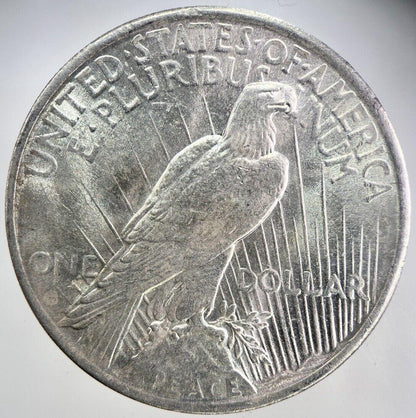 1923 US USA Peace Dollar Silver Coin | Very High Grade | a3943