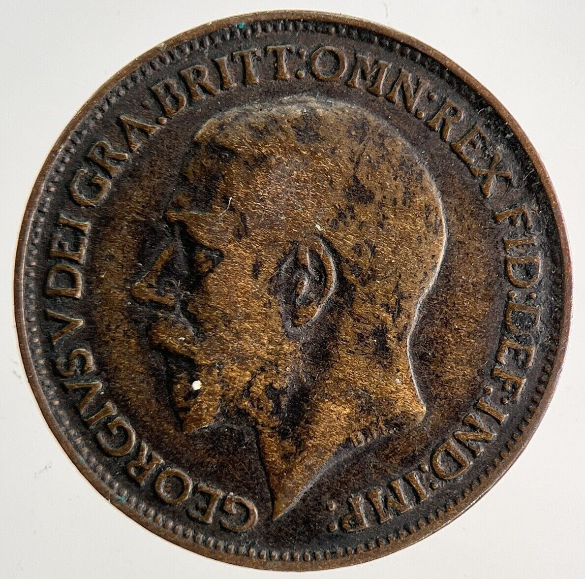 1924 George V Farthing Coin | Fine Collectable Grade | a8709