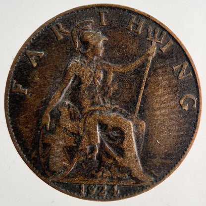 1924 George V Farthing Coin | Fine Collectable Grade | a8709