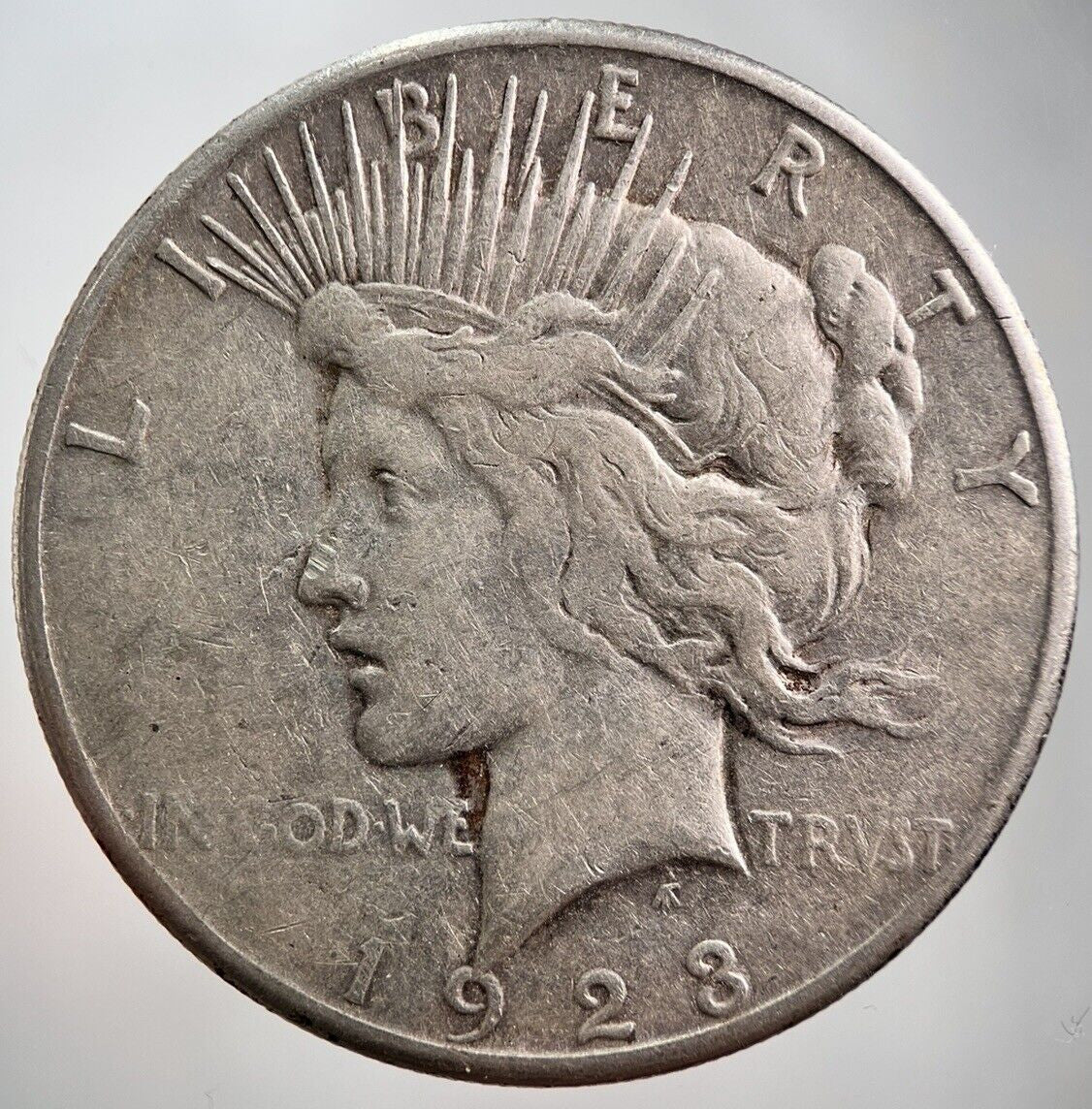 1923-S US USA Peace Dollar | American Silver Coin | Fair Grade | a099