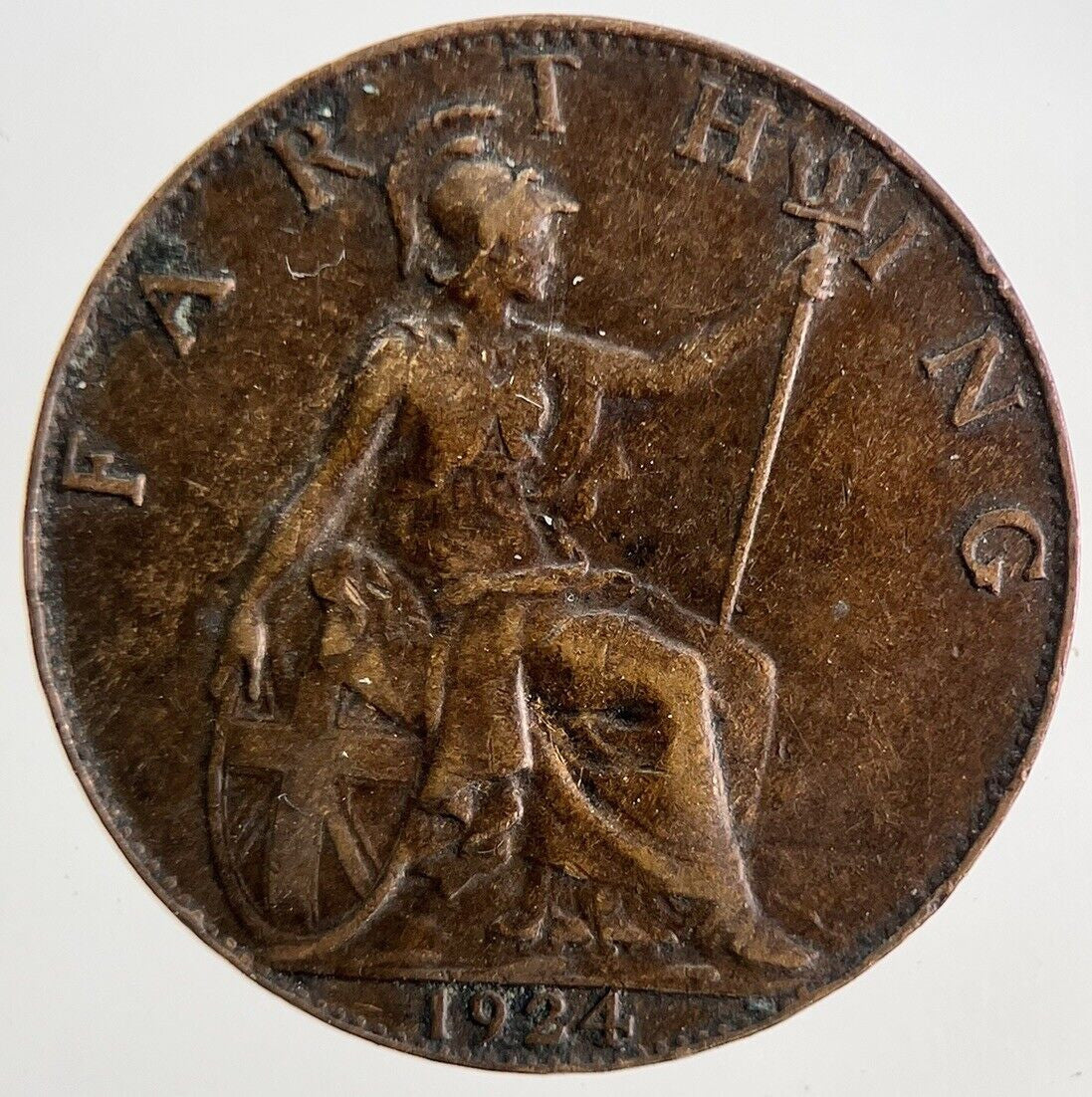 1924 George V Farthing Coin | Fine Collectable Grade