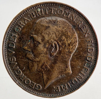 1924 George V Farthing Coin | Fine Collectable Grade