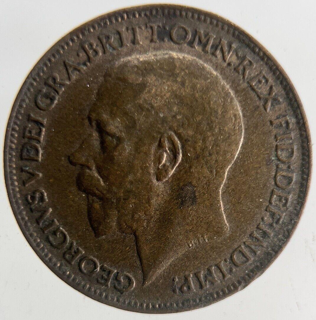 1924 George V Farthing Coin | Fine Collectable Grade