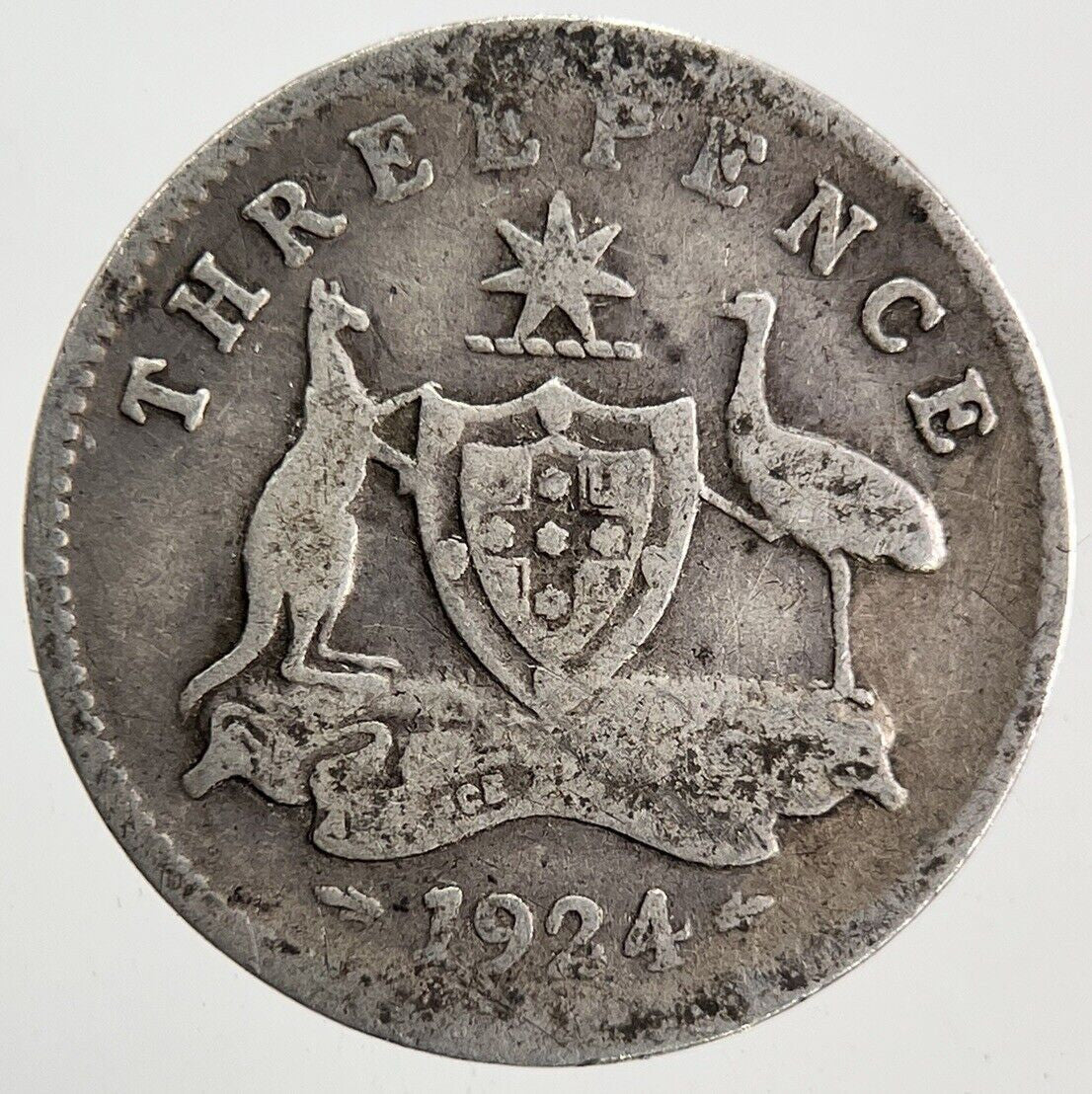 1924 Australia Threepence Silver Coin | Collectable Grade