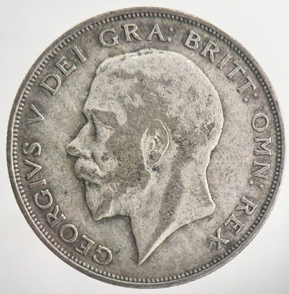 1924 George V Half-Crown Silver Coin | Fine Collectable Grade | a6320