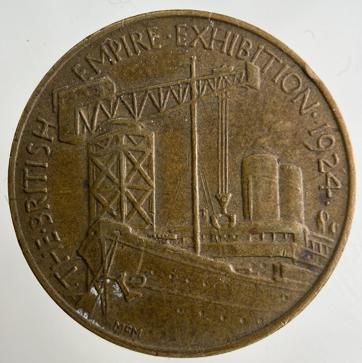 1924 British Commerce & Industry Exhibition Token Coin | Fine Collectable Grade