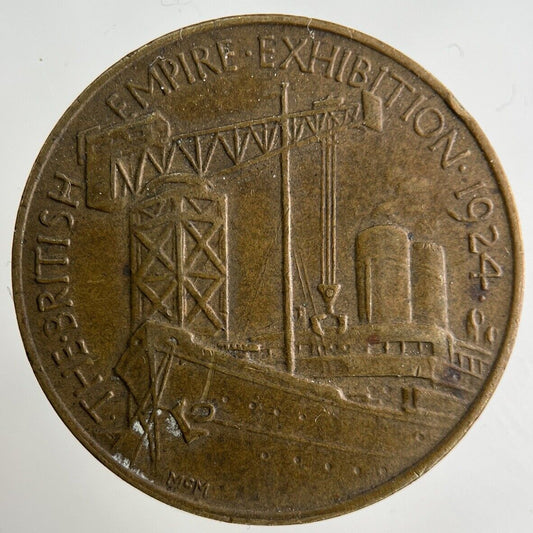 1924 British Commerce & Industry Exhibition Token Coin | Fine Collectable Grade