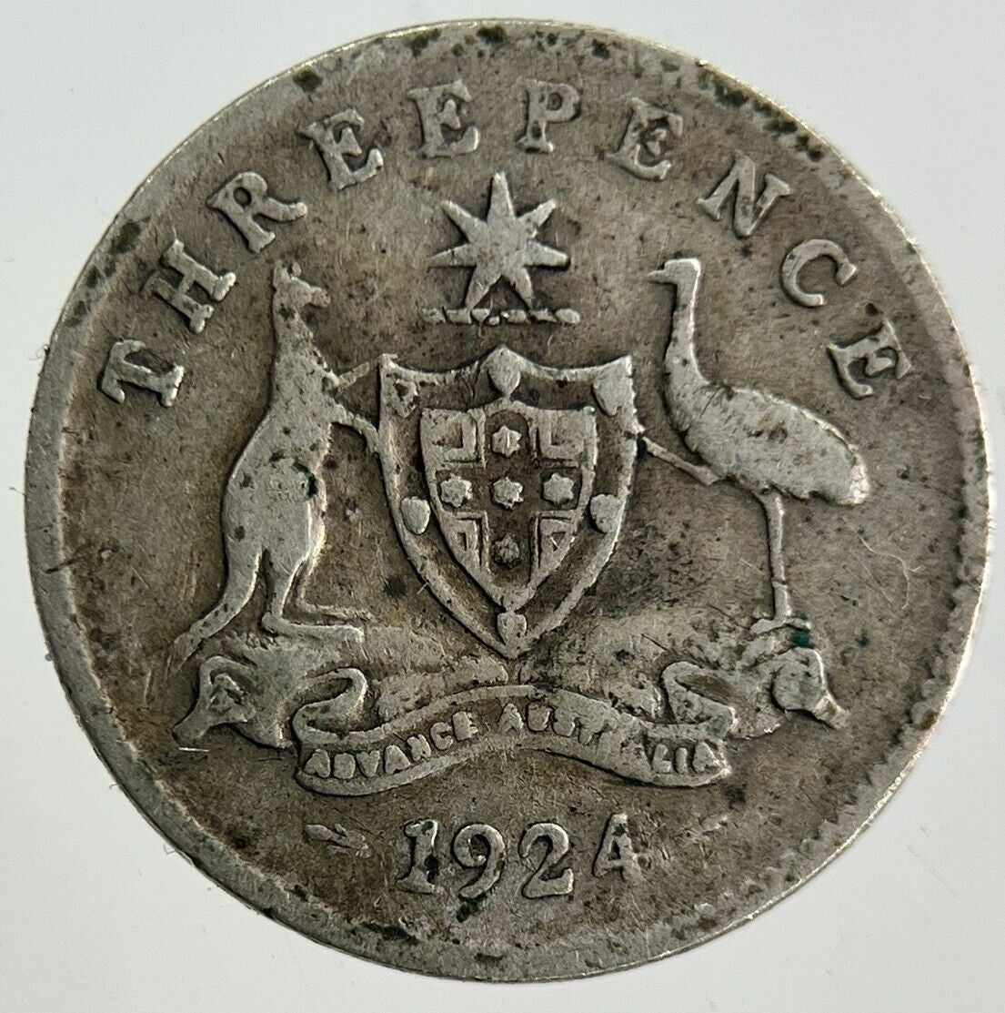 1924 Australia Threepence Silver Coin | Collectable Grade