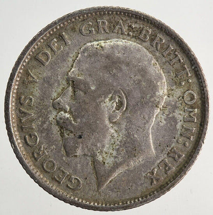 1924 George V Sixpence Silver Coin | Fine Collectable Grade | a9946