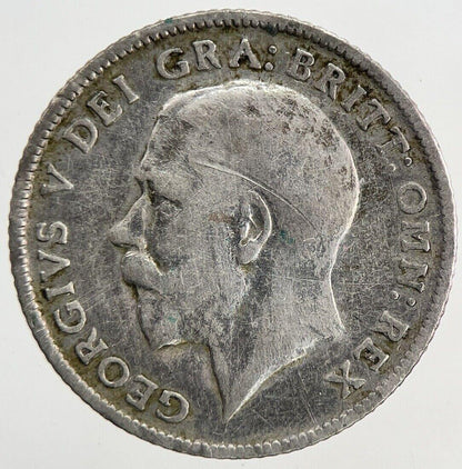 1924 George V Sixpence Silver Coin | Fine Collectable Grade