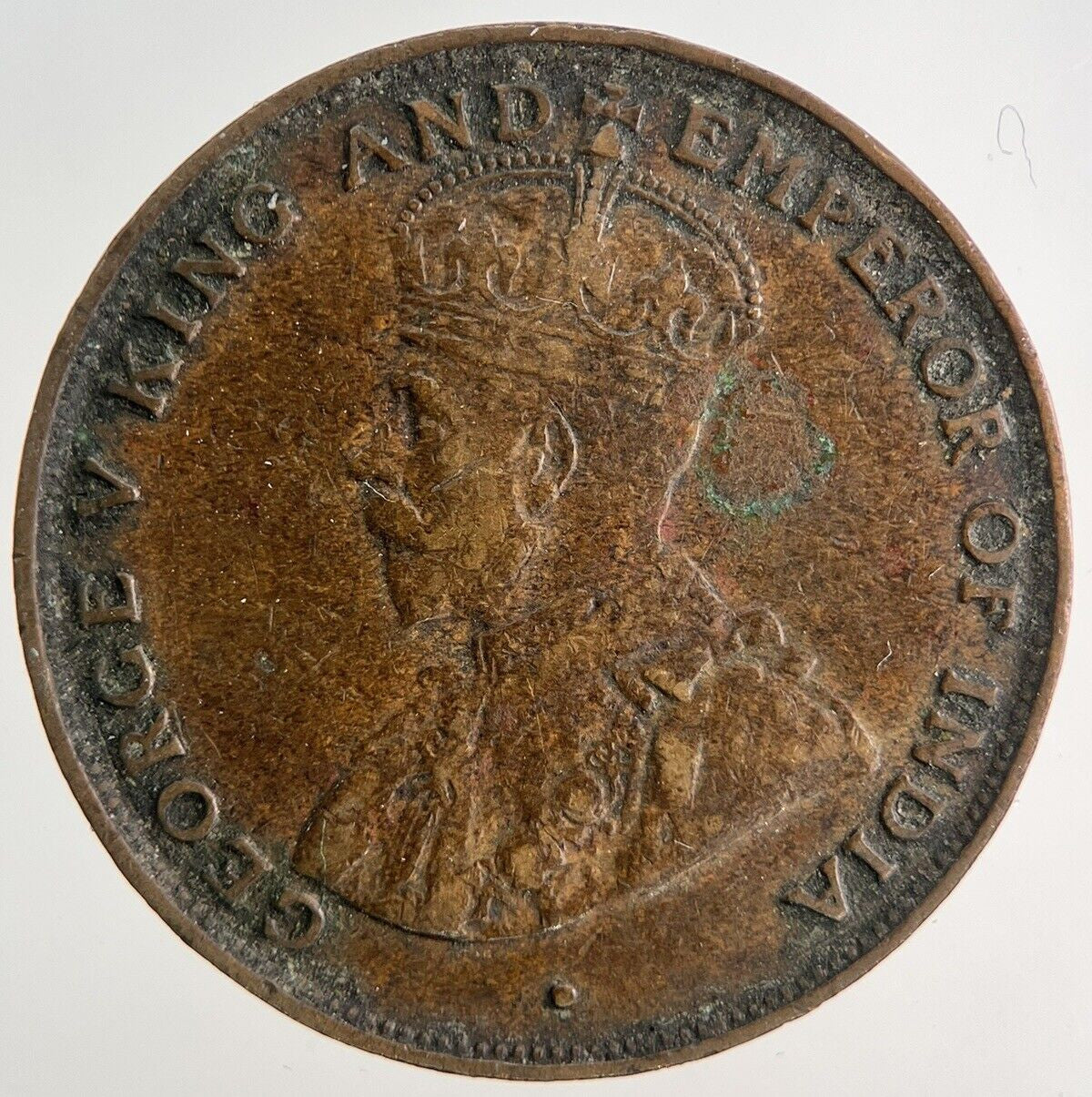 1924 Hong Kong 1 One Cent Coin | Fine Collectable Grade