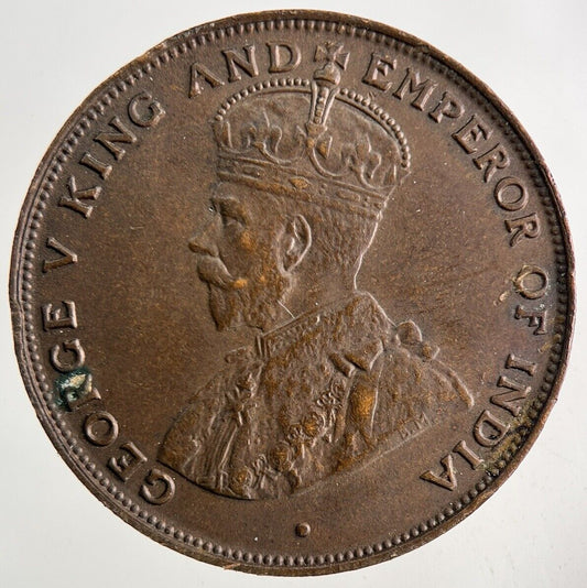 1924 Hong Kong 1 One Cent Coin | Very High Grade