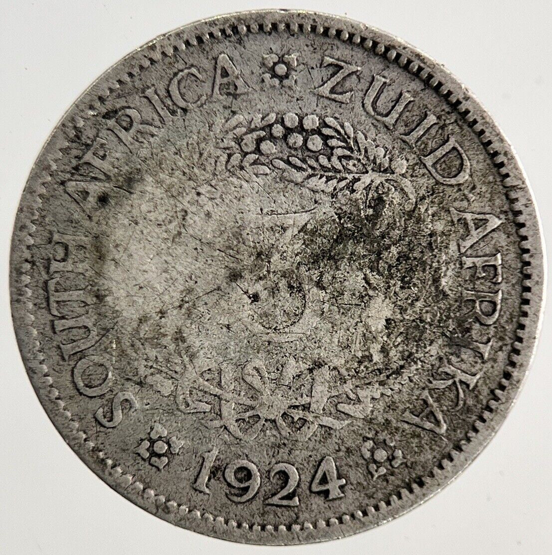 1924 South Africa Threepence Silver Coin | Collectable Grade