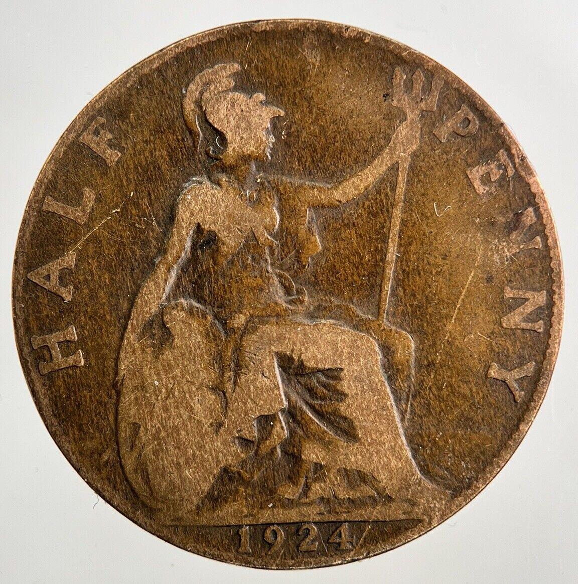 1924 George V Half-Penny Coin | Collectable Grade