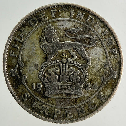 1924 George V Sixpence Silver Coin | Collectable Grade