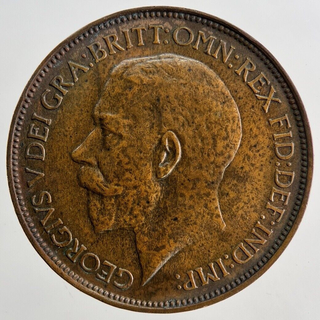 1924 George V Half-Penny Coin | Fine Collectable Grade