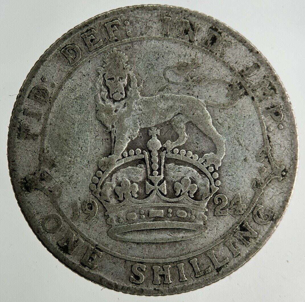 1924 George V Shilling Silver Coin | Collectable Grade