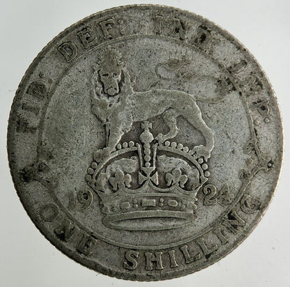 1924 George V Shilling Silver Coin | Collectable Grade