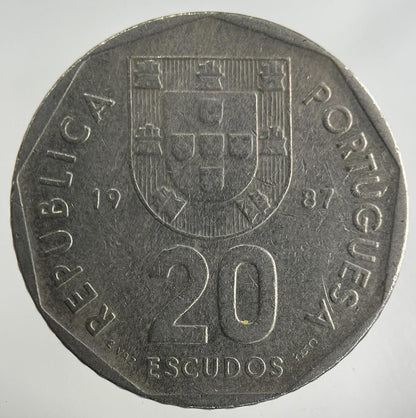1987 Portugal 20 Escudos Coin | Fine Collectable Grade