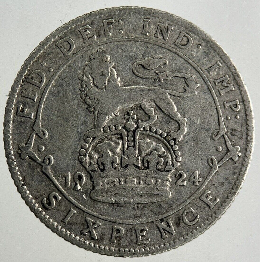 1924 George V Sixpence Silver Coin | Collectable Grade