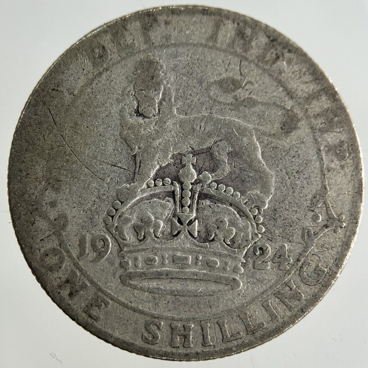 1924 George V Shilling Silver Coin | Collectable Grade