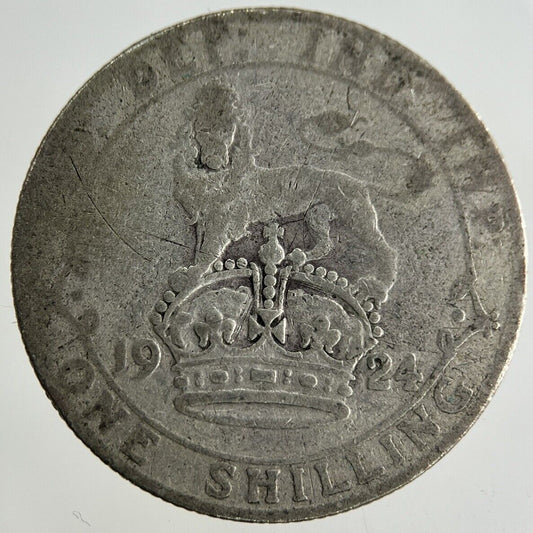 1924 George V Shilling Silver Coin | Collectable Grade