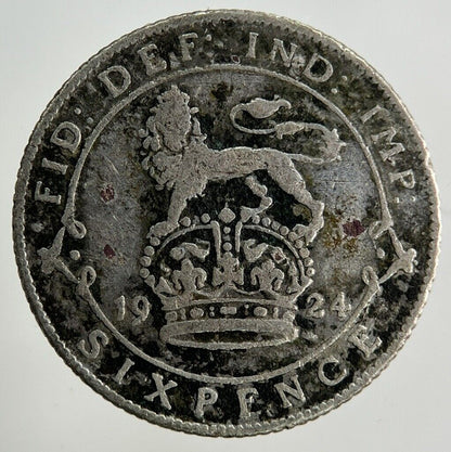 1924 George V Sixpence Silver Coin | Collectable Grade
