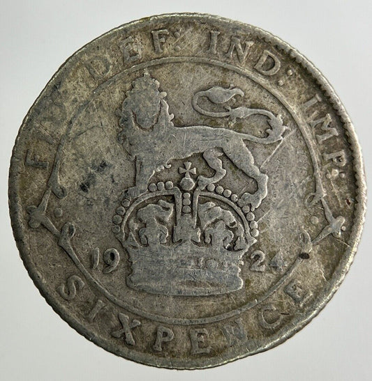 1924 George V Sixpence Silver Coin | Collectable Grade