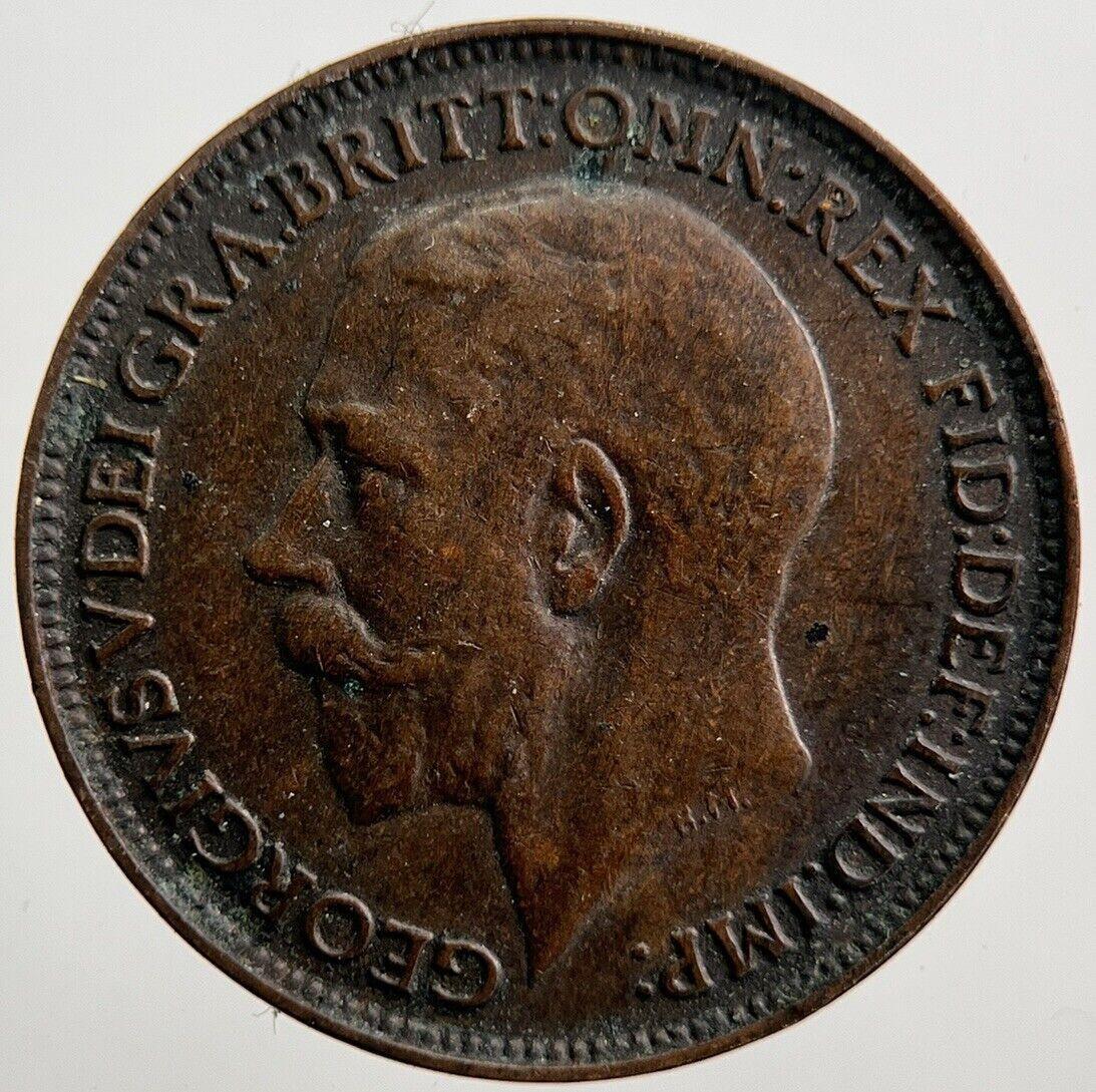 1925 George V Farthing Coin | Fine Collectable Grade | a7192