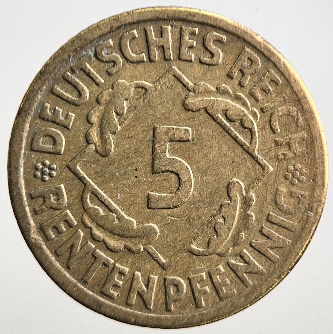 1924-A Germany 5 Pfennig Coin | Collectable Grade | a3086