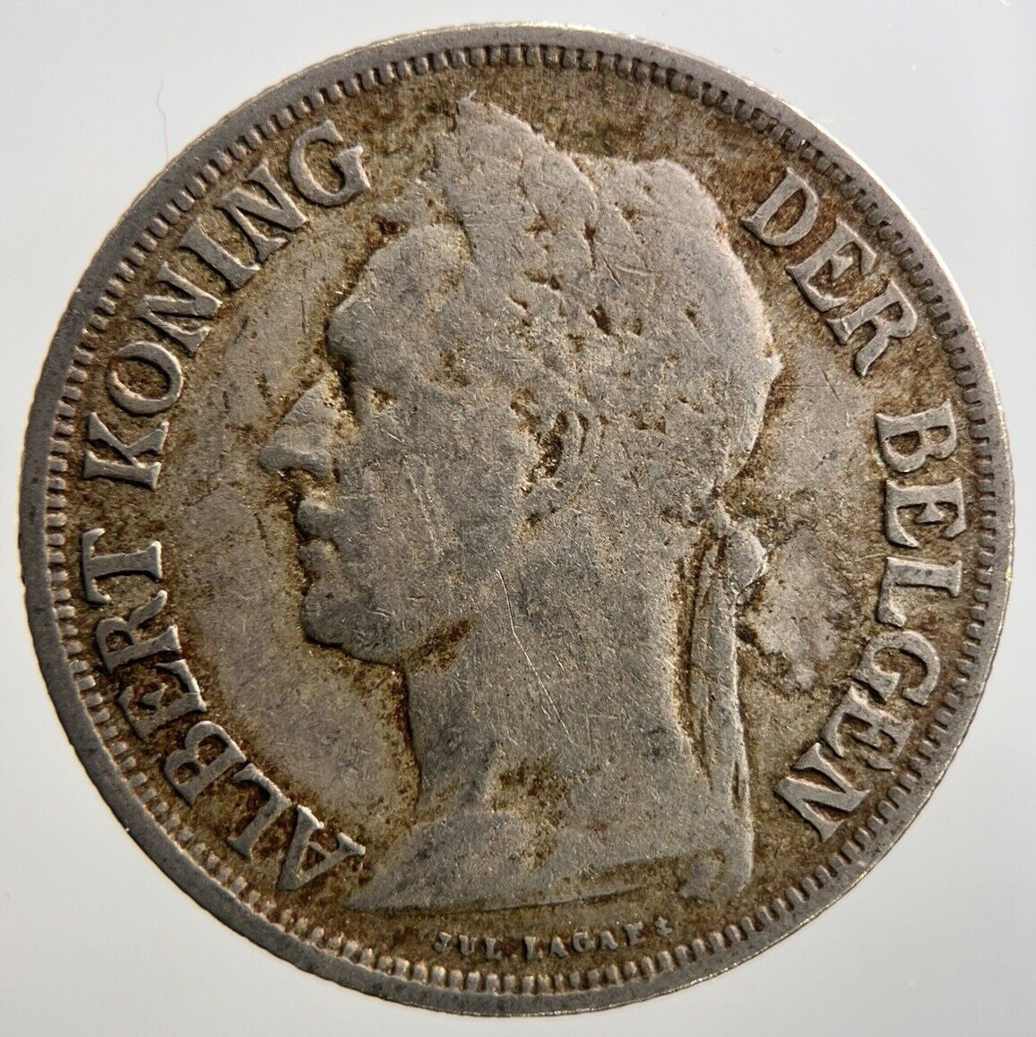 1925 1 One Franc Belgian Congo Coin | Collectable Grade | a2398