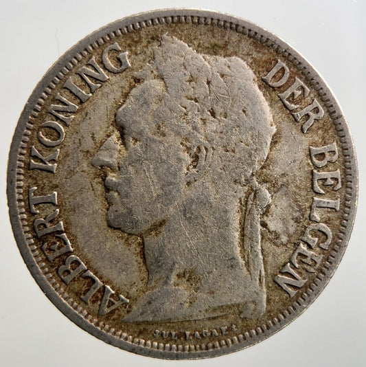 1925 1 One Franc Belgian Congo Coin | Collectable Grade | a2398
