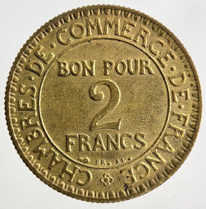 1925 France 2 Francs Coin | Very High Grade