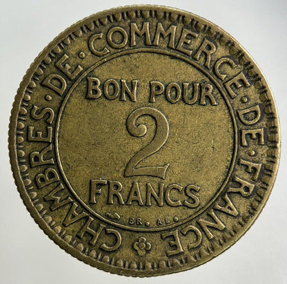 1925 France 2 Francs Coin | Fine Collectable Grade