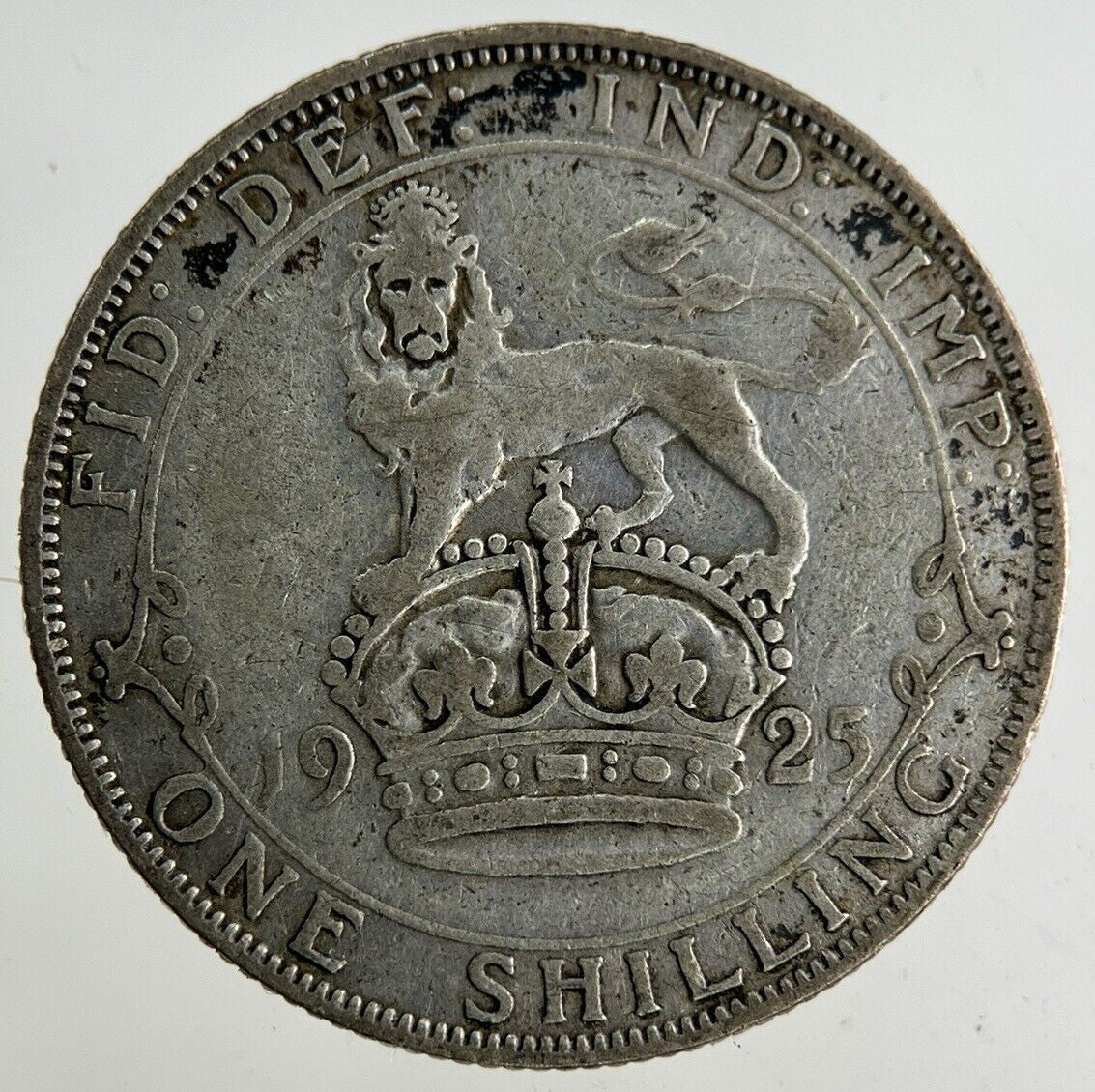 1925 George V Shilling Silver Coin | Collectable Grade