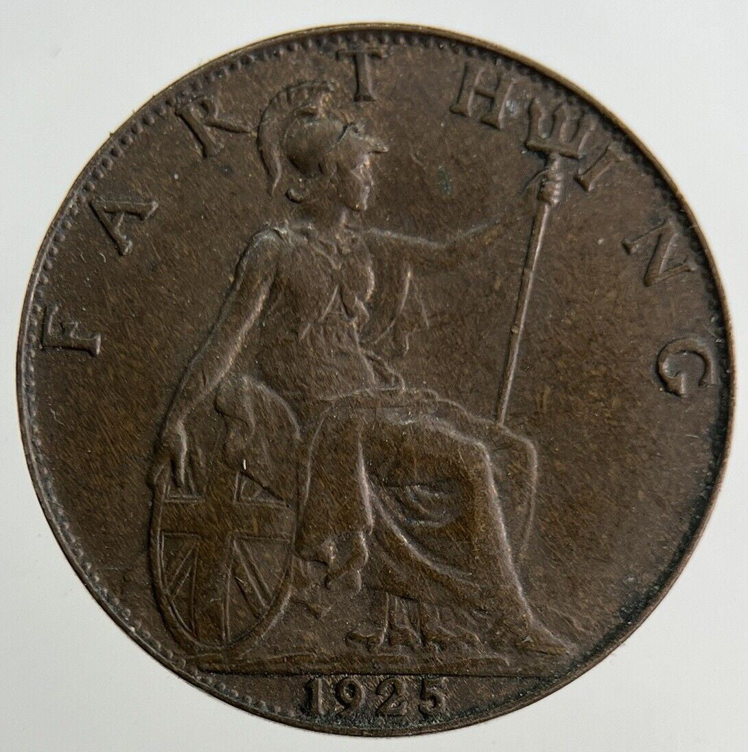 1925 George V Farthing Coin | Fine Collectable Grade