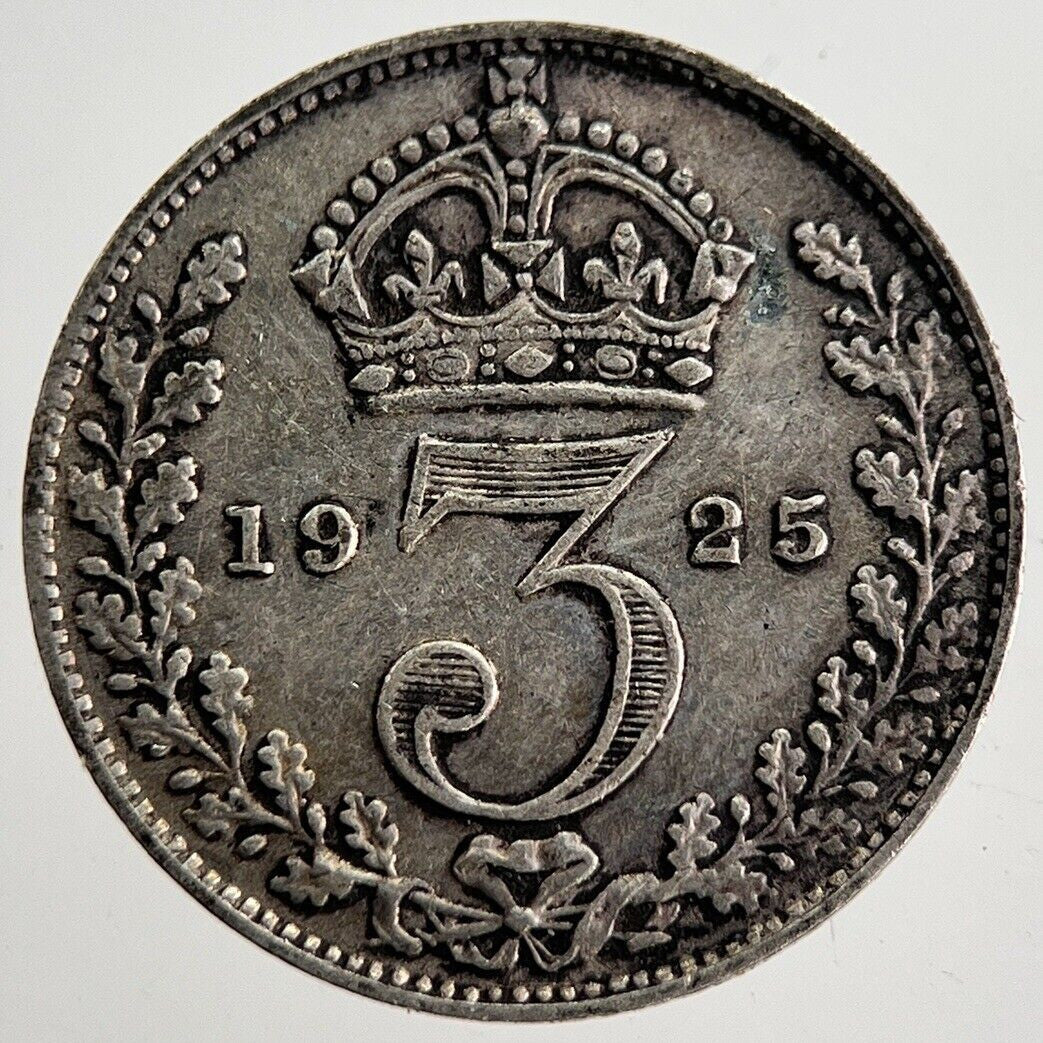 1925 George V Threepence Silver Coin | Very High Grade | a8583