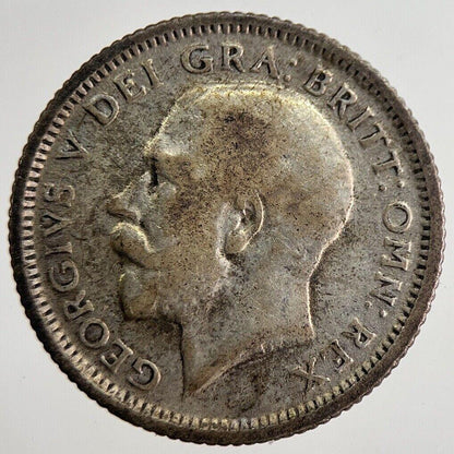 1925 George V Sixpence Silver Coin | Fine Collectable Grade | a8554