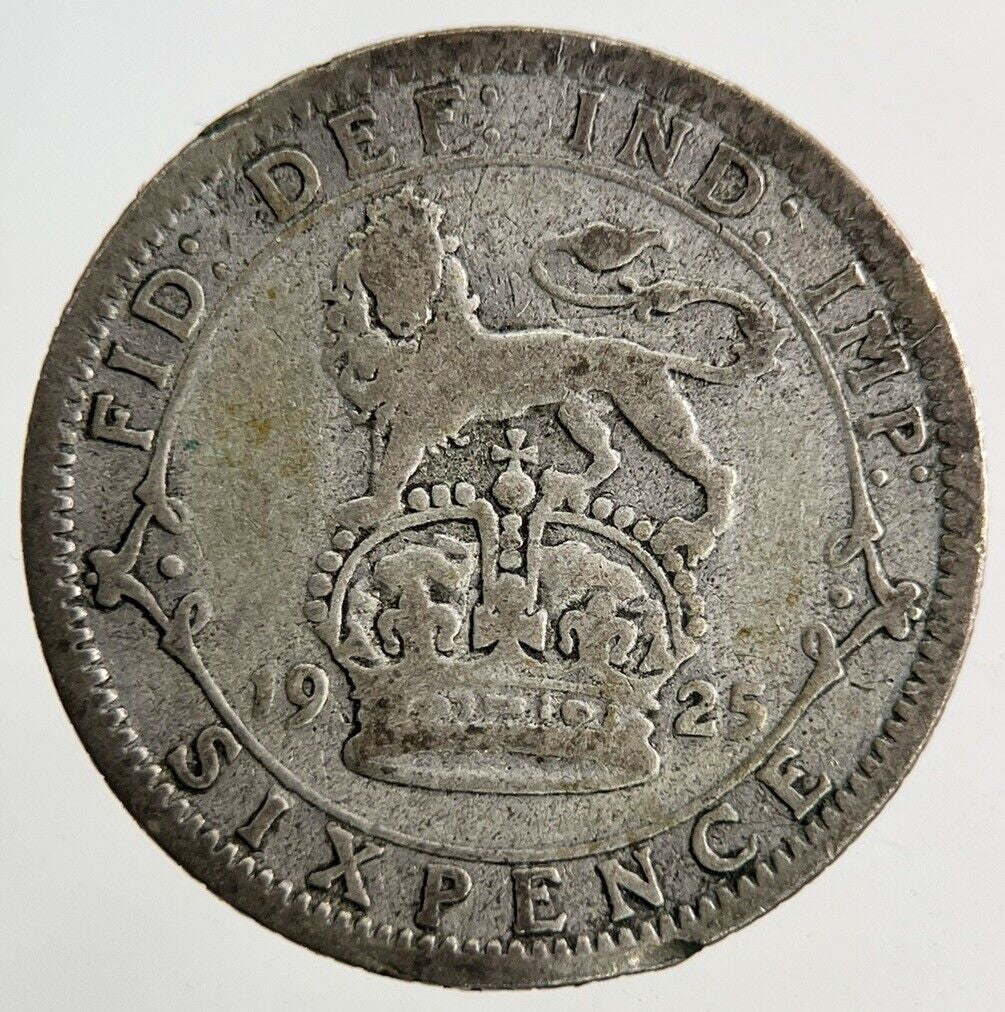 1925 George V Sixpence Silver Coin | Collectable Grade