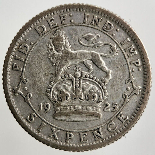 1925 George V Sixpence Silver Coin | Collectable Grade